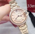 High Quality Replica Cartier Diamond Bezel Watch - Ballon Bleu De 33mm Watch